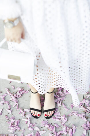 white-eyelet-dress-black-heels