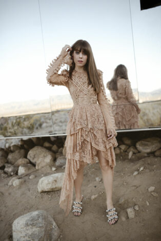 Jenny Cipoletti from Margo and Me Styling Pretty Summer Dress Trend and Slides, Palm Springs, California