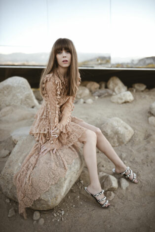 Jenny Cipoletti from Margo and Me Styling Pretty Summer Dress Trend and Slides, Palm Springs, California