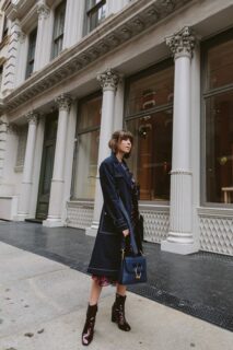 denim trench coat